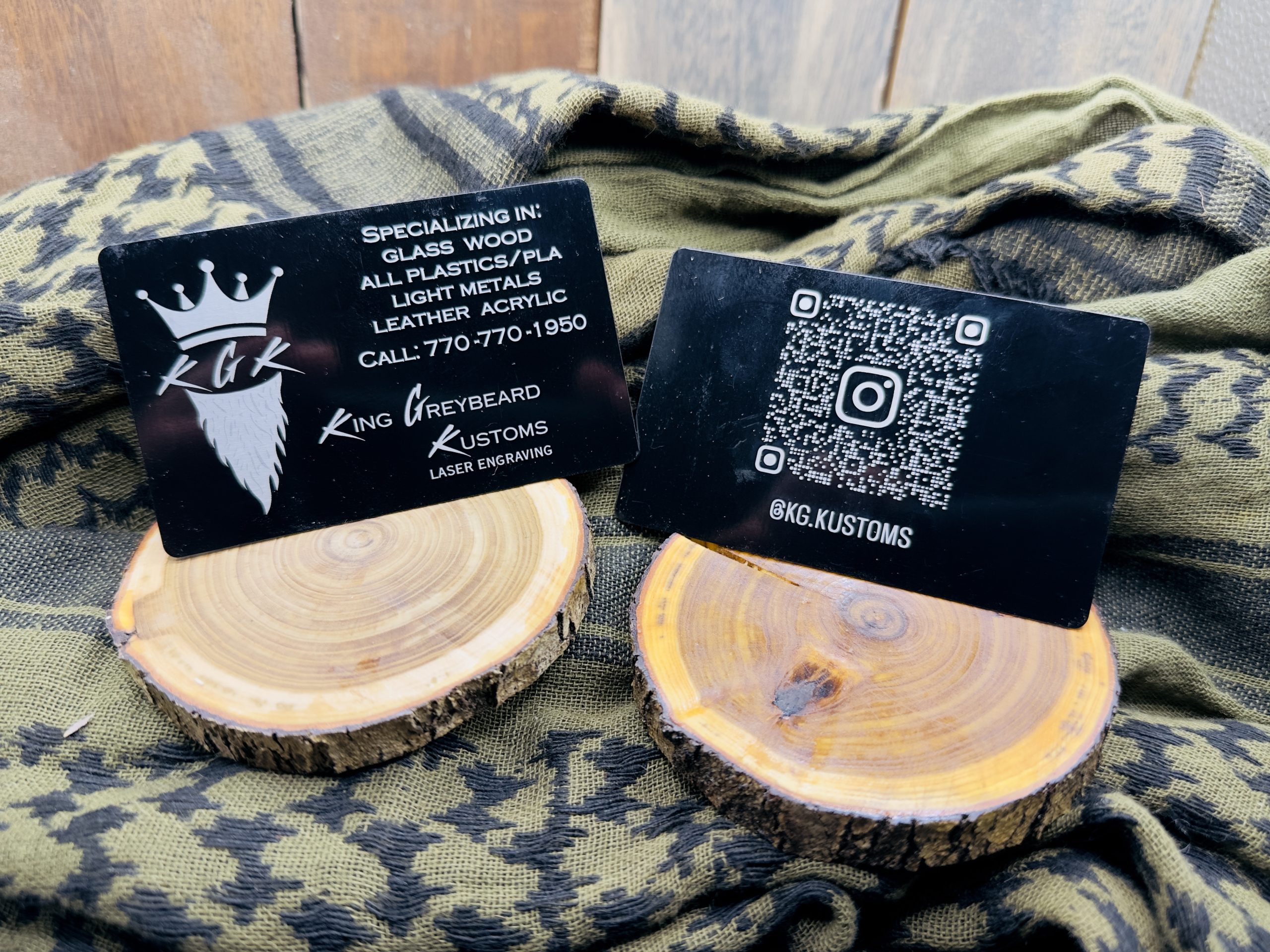 Aluminum Business Card