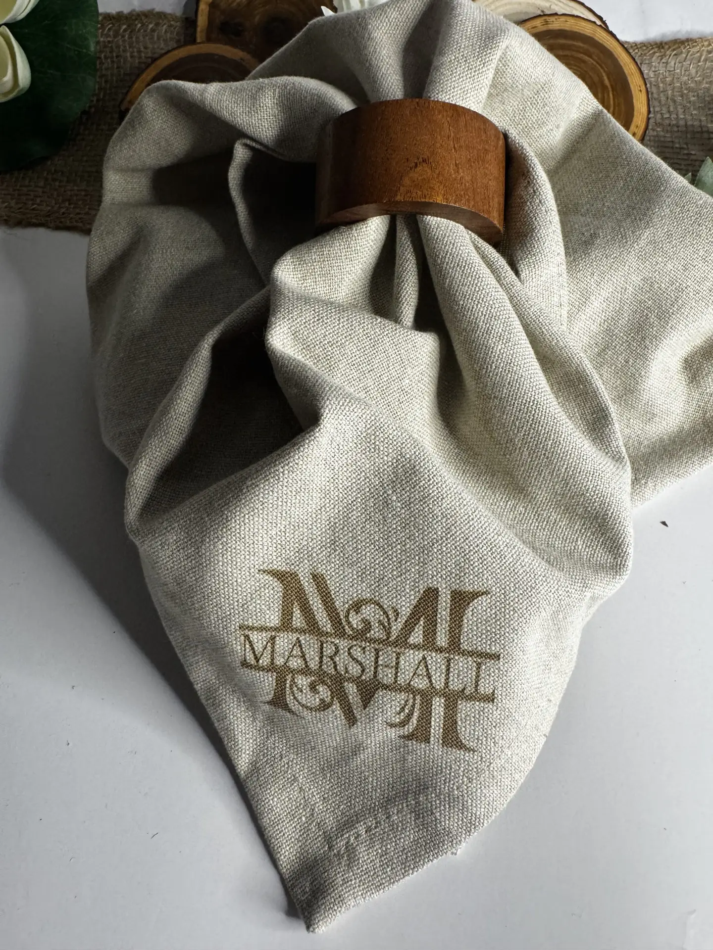 Cloth Napkin with Monogram