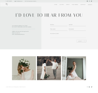 Wedding Photographer Contact